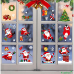 Kerst raamstickers - Set 3